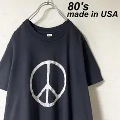 USA製 古着 80's ピースマーク THIS MAN 大野