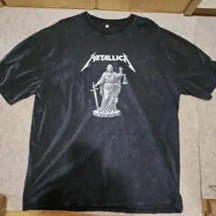 METALLICA ジャスティスの女神 ビンテージ加工 Tシャツ 2XL