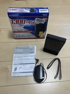 【箱あり 美品】NEC Aterm 無線LANルーター WG1800HP4