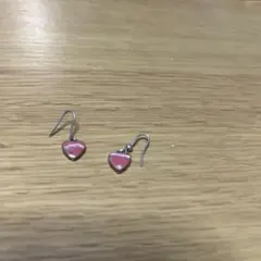 ⭐︎チリで購入⭐︎ハート型ピンクピアス