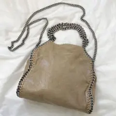 ステラマッカートニー 2way ファラベラバッグ ミニトート タイニー ベージュ