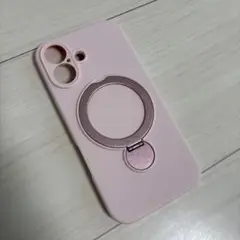 iPhone16ケース ピンク シリコン MagSafe