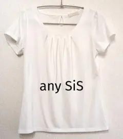 any SiS　エニィスィス 半袖カットソー　ホワイト系