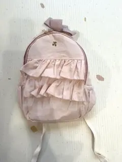 【新品・美品】フリル付きピンクリュック