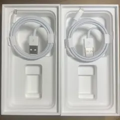 2本セット　アップル 純正ライトニングケーブル　タイプA　1M　【新品未使用】