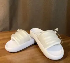 【新品・未使用】adidas アディダス レディース サンダル 白 23.5cm