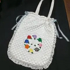 フリル巾着トートバッグ☆SnowMan☆ペンライト☆ブーケ☆９色　ハンドメイド