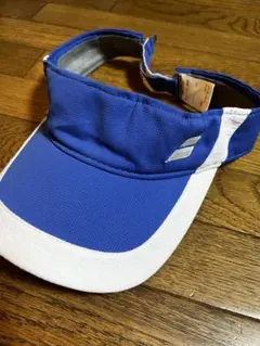 BABOLAT サンバイザー　キャップ F (57.5cm) 青/白