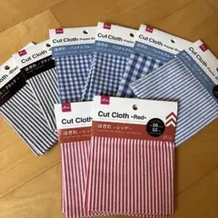 カットクロス4枚セット - 赤・青・黒・白