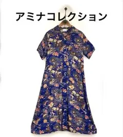 アミナコレクション　アロハシャツワンピース