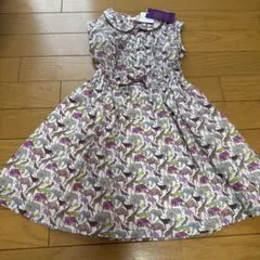 sense of wonder 100cm 美品　ワンピースノースリーブ　動物柄