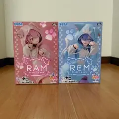 リゼロ　ラム レム fluffy packフィギュア2体セット