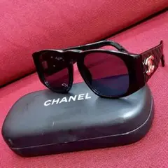 【CHANEL】マトラッセ サングラス 01450 ブラック　　319 CHANEL】マトラッセ サングラス 01450 ブラック 319