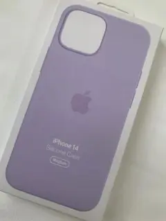 純正品 iPhone 14 シリコーンケース　未使用 ライラック