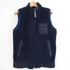 ヘリーハンセン HELLY HANSEN ボアフリースジップベスト L ネイビー