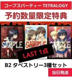 【新品】コープスパーティー TETRALOGY B2 タベストリー3種セット