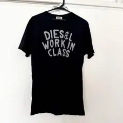 美品 DIESEL ディーゼル Tシャツ トップス 黒 男女兼用