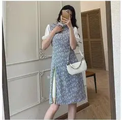 大きいサイズ レディース 春夏 ワンピース 花柄 半袖