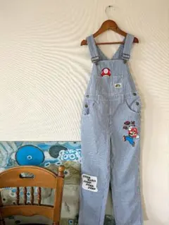 美品。スーパーマリオ　オーバーオール 130
