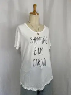 ショッピングは私のカーディオ 半袖Tシャツ