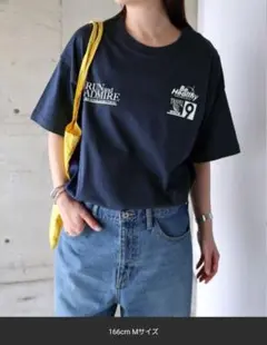 ANME 企業ロゴプリント半袖Tシャツ XXL