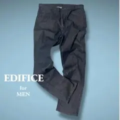 EDIFICE エディフィス デニムパンツ ジーンズ ブラックグレー 44