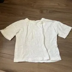 ホワイト半袖 Tシャツ　　110