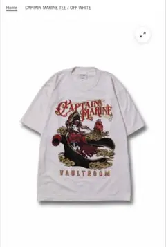 美品　宝鐘マリン ボルトルーム CAPTAIN TEE CHARCOAL M vaultroom × 宝鐘マリン – VAULTROOM