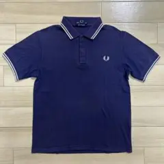 FRED PERRY ポロシャツ M12 ネイビー サイズ38