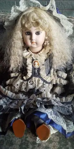 アンティーク　ビスクドール　DEPOSE　TETE JUMEAU　テートジュモー 天使のようなビスクドール テート ジュモー Tete Jumeau BEBE