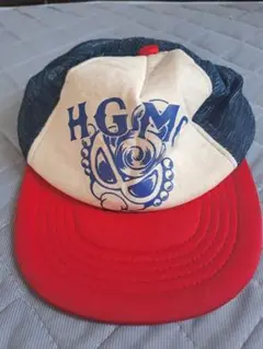 HGM キャップ レッド ネイビー Lサイズ