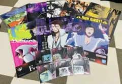 一番くじ ブリーチ F賞 クリアポスター8種 H賞ステッカーコンプリート セット