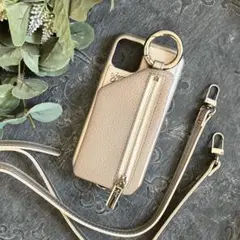 美品】ajew.エジュー.ダブルハート.コラボ限定.ストライプ.ゴールドベージュ