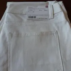 【未使用品】UNIQLO 2wayストレッチクロップドパンツ オフホワイト