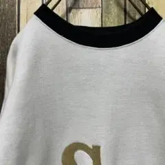 《イタリア製‼︎》SILVIO VALENTINO 白☆スウェット XL 刺繍