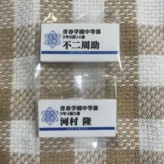 アニメ テニスの王子様展 ネームプレートバッジ 不二周助 河村隆