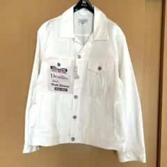 【未使用品】Denifits デニムジャケット　ジージャン　ホワイトＬサイズ