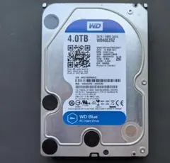 【動作確認済】WD Blue 4TB 内蔵型ハードディスクドライブ