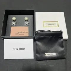 miumiu パール ピアス