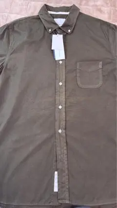 STILL BY HAND ボタンダウンシャツ 50 オリーブ