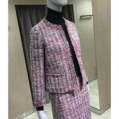 Theory 20SS 上下 ノーカラーセットアップ ツイード2/00