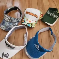 ゴルフ バイザー 5点セット