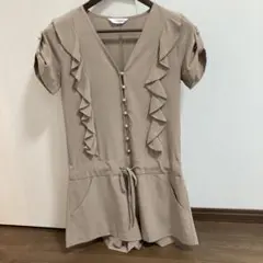 新品未使用 インタープラネット オールインワン サロペット ベージュ