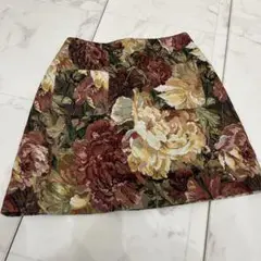 花柄台形スカート