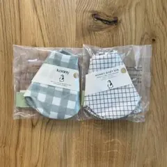 【早い者勝ち！◎変更可】konny コニー スタイ チェック グリーン系 2枚