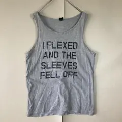 USA輸入　アンビル　プリントデザイン　タンクトップ　ノースリーブTシャツ