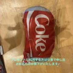 Coca-Cola Cokeロゴクッション 約30cm