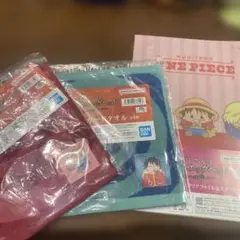 ONE PIECE キャラクタータオル＆クリアファイルセット