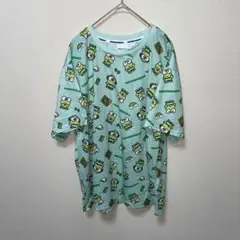 サンリオ　けろけろけろっぴ　ミントグリーン Tシャツ オーバーサイズ　M