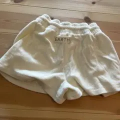 EARTH タオル生地 ハーフパンツ 100cm